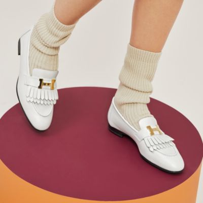 ホワイト - レディースローファーとダービー | Hermès - エルメス-公式